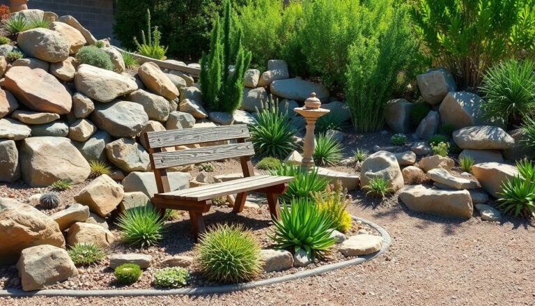 low maintenance rock garden ideas