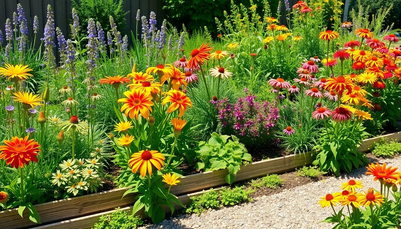 low maintenance garden border ideas