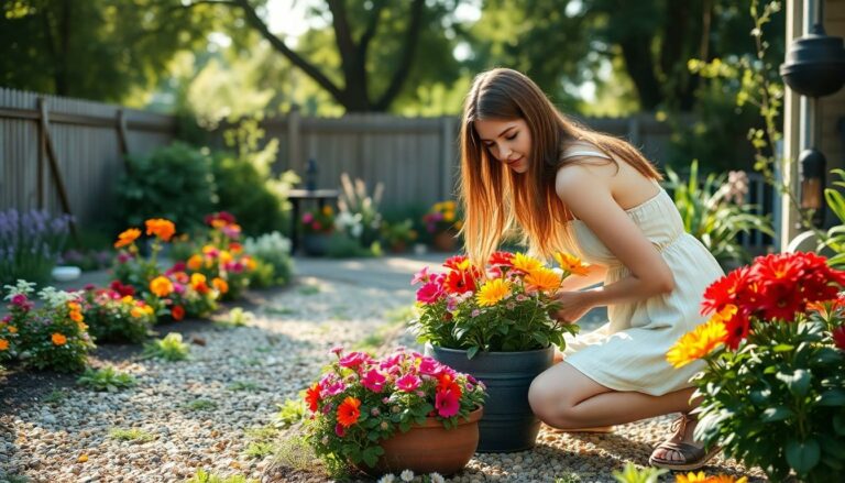 backyard low maintenance small garden design